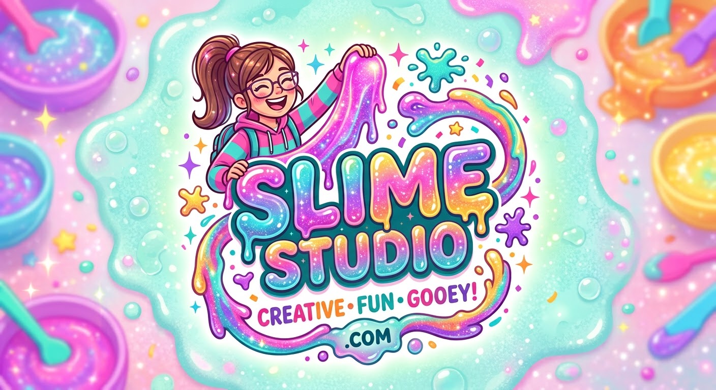 Slime Studio logo – colorful slime blob